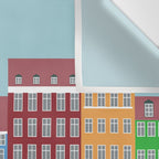 Denmark, Nyhavn, Copenhagen Travel Poster Wall Tapestry Gallery Image 3