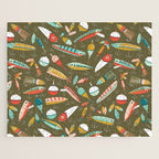 Fishing Lures Green Jigsaw Puzzle Gallery Image 1