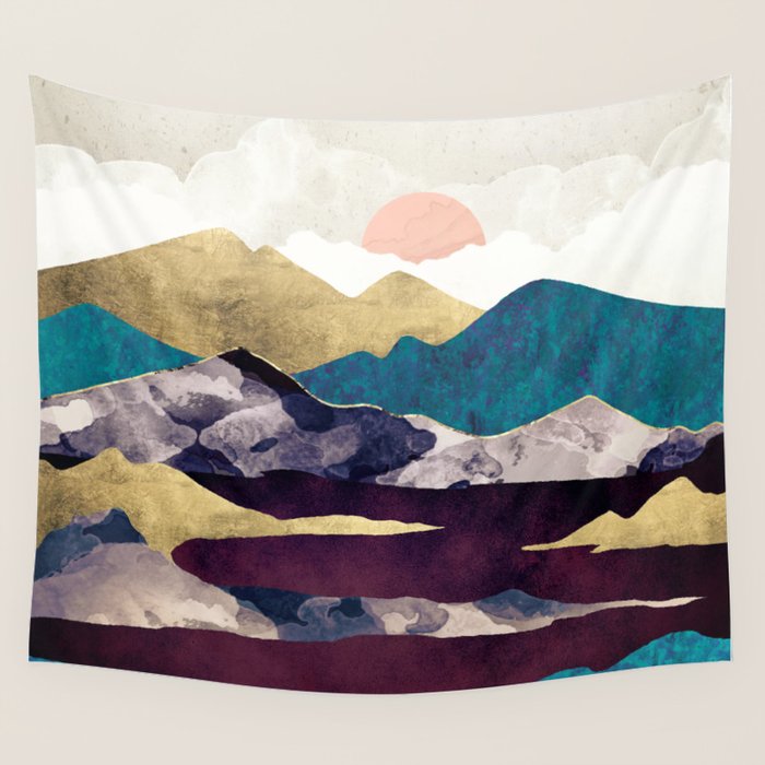 Wine Lake Wall Tapestry Gallery Image 1