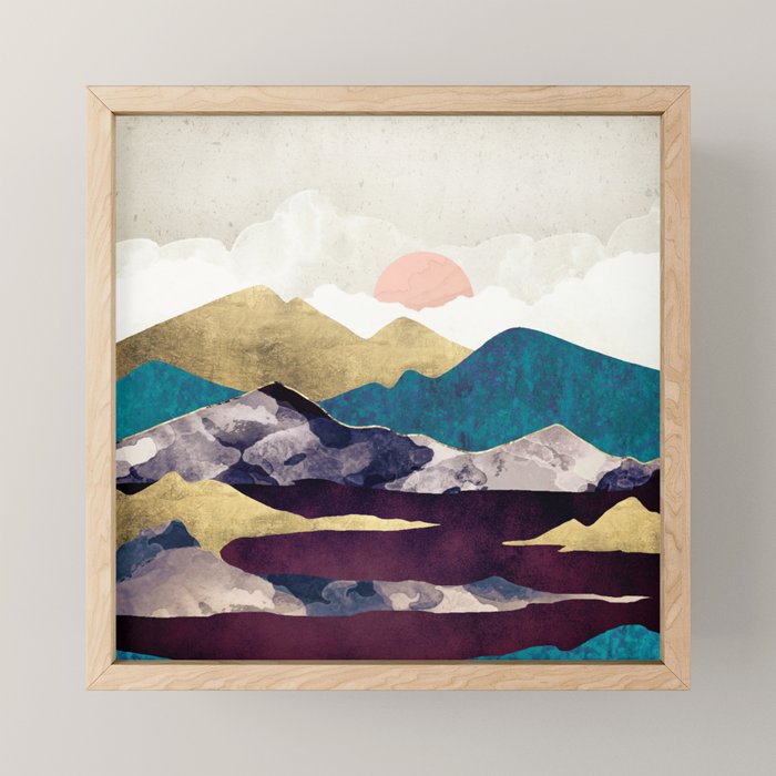 Wine Lake Mini Art Print Gallery Image 1