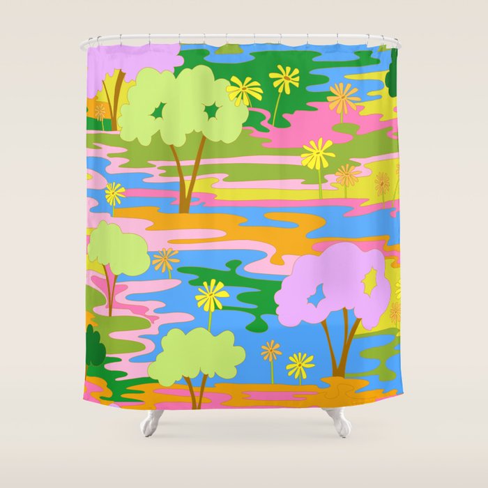 Penny Lane Shower Curtain Gallery Image 1