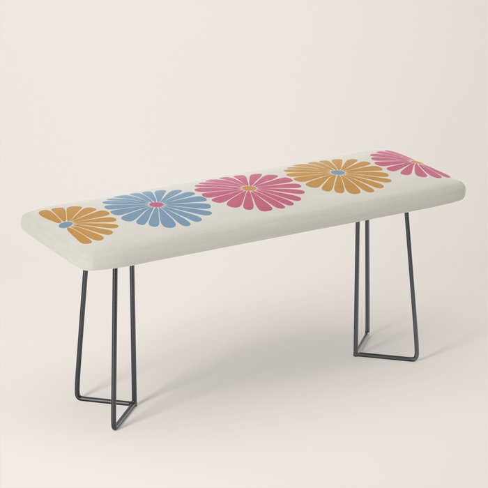 Retro Summer Daisies V Bench Gallery Image 1
