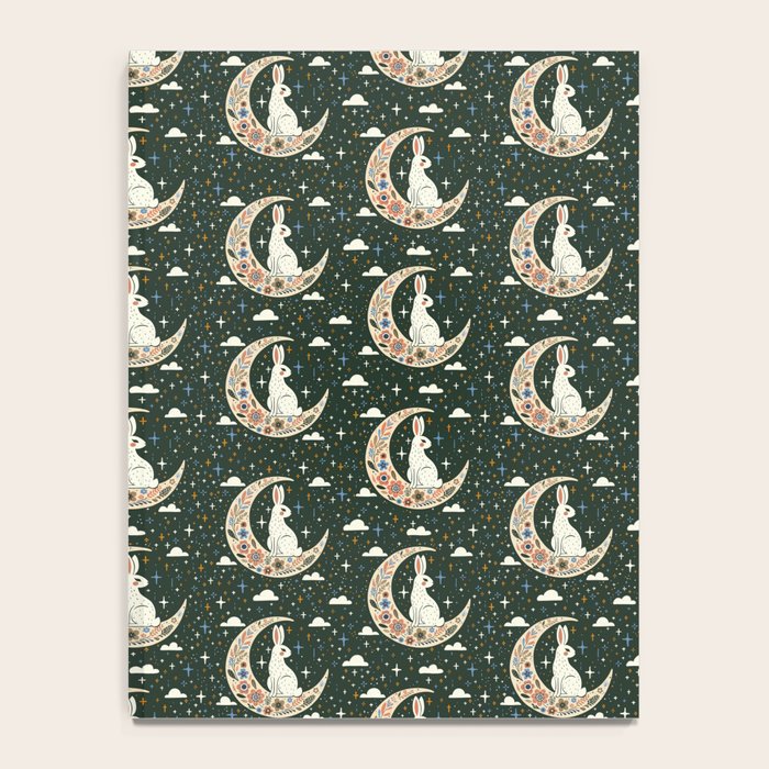 Rabbit on the moon  Notebook Gallery Image 4