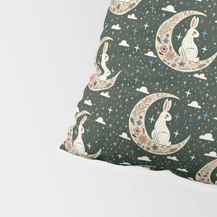 Rabbit on the moon  Pillow Sham Gallery Image 4