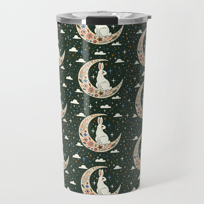 Rabbit on the moon  Travel Mug Gallery Image 1