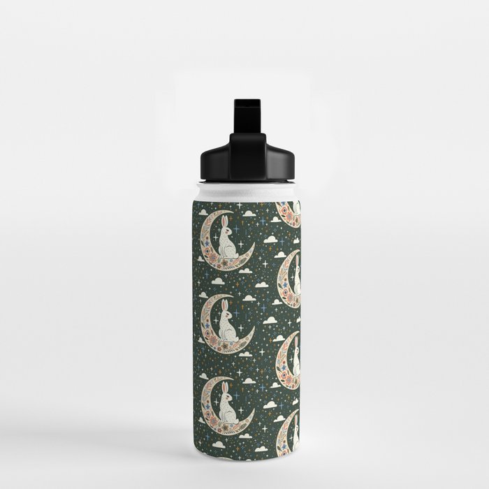 Rabbit on the moon  Water Bottle Gallery Image 2