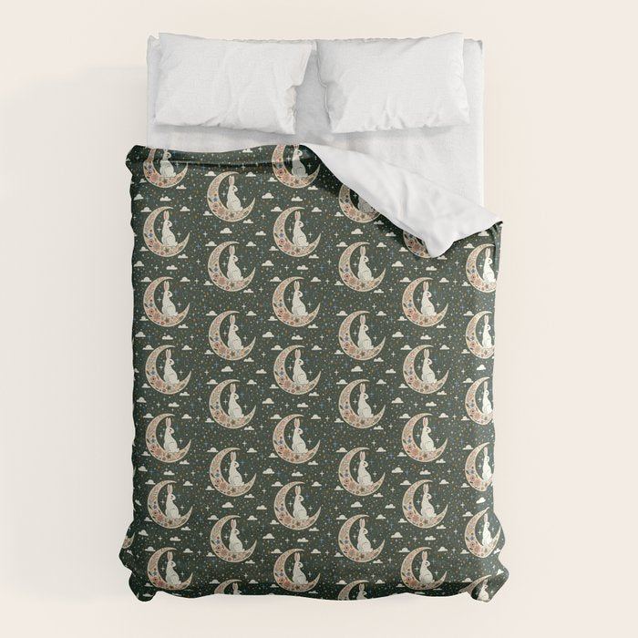 Rabbit on the moon  Duvet Cover Gallery Image 6