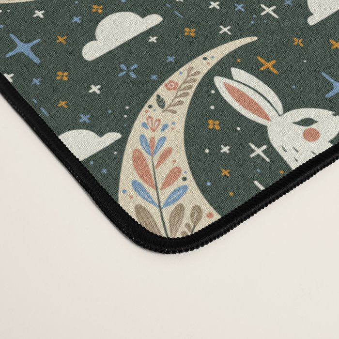 Rabbit on the moon  Desk Mat Gallery Image 4