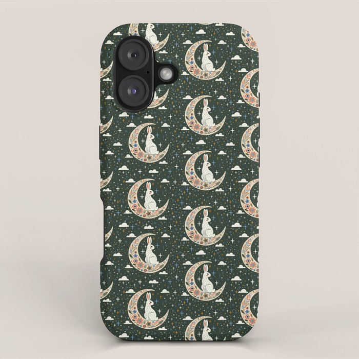 Rabbit on the moon  iPhone Case Gallery Image 1