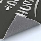Be a Nice Human - White Type on Black Palette Rug Gallery Image 4