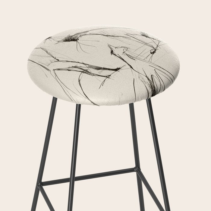 Modern Cat Sketch Stool Gallery Image 2