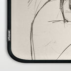 Modern Cat Sketch Laptop Sleeve Gallery Image 3