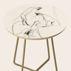 Modern Cat Sketch Side Table Gallery Image 2
