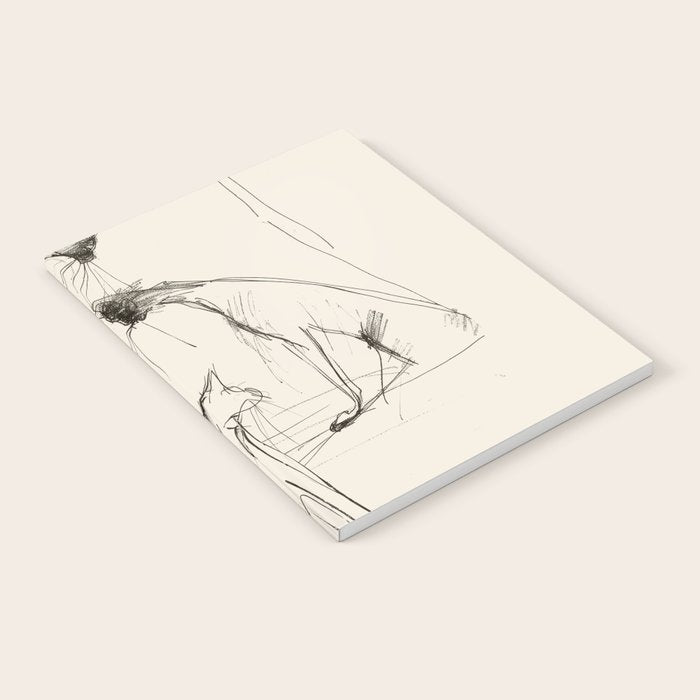 Modern Cat Sketch Notebook Gallery Image 2