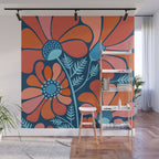 Flower Power IV Wall Mural Gallery Image 1