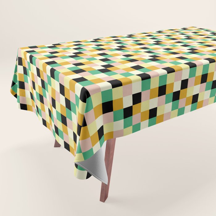 Bold Colorful Checks Pattern - Small XXXIII Tablecloth Gallery Image 1