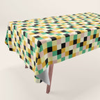 Bold Colorful Checks Pattern - Small XXXIII Tablecloth Gallery Image 1
