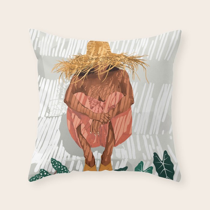 Bohemian Vacay Throw Pillow Gallery Image 1