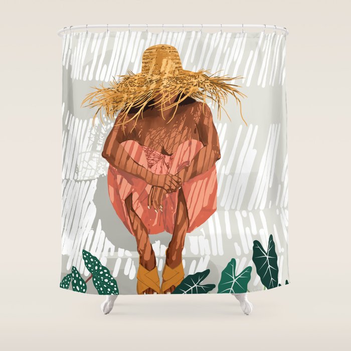 Bohemian Vacay Shower Curtain Gallery Image 1