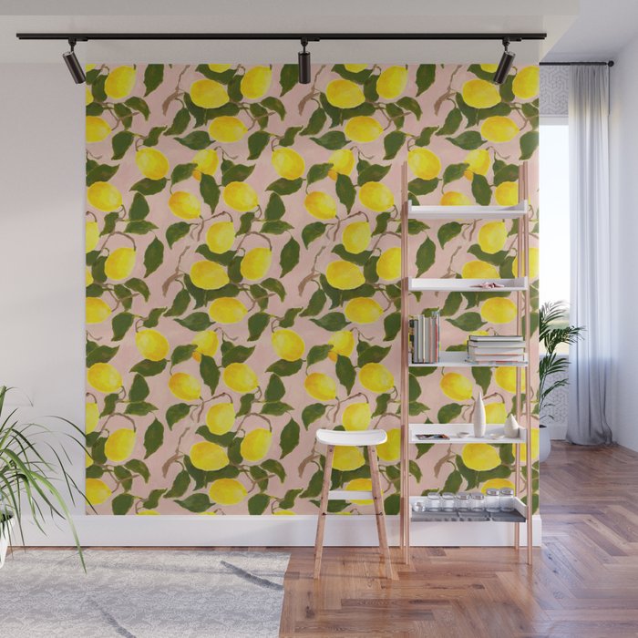 Summer Harvest Lemon Wall Mural