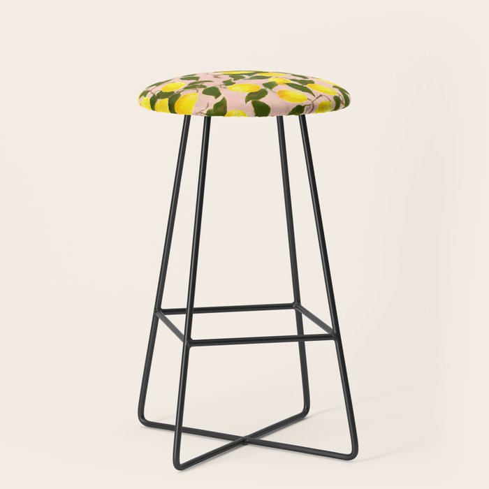 Summer Harvest Lemon Stool Gallery Image 1