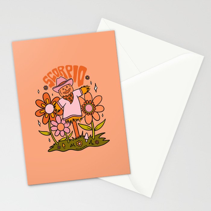 Scorpio Scarecrow Stationery Card Gallery Image 2