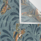 Rodeo Frogs - Blue Wall Tapestry Gallery Image 3