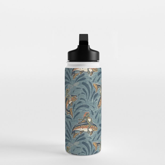 Rodeo Frogs - Blue Water Bottle Gallery Image 3