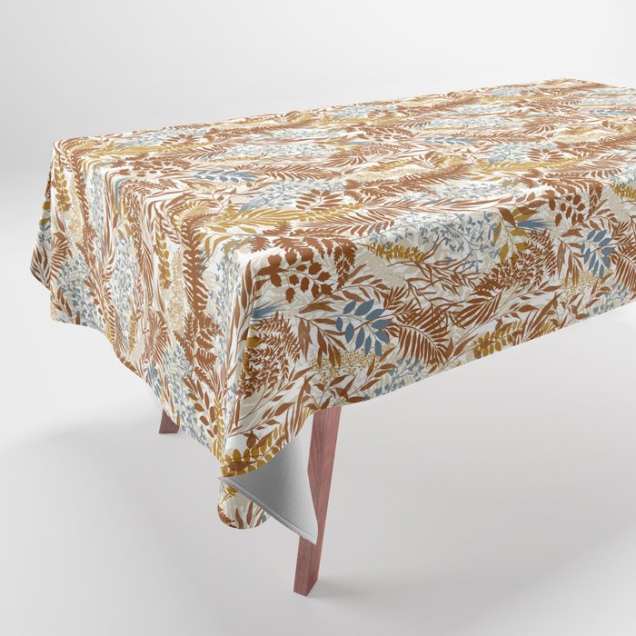 Leafy autumn forest B Tablecloth Gallery Image 1