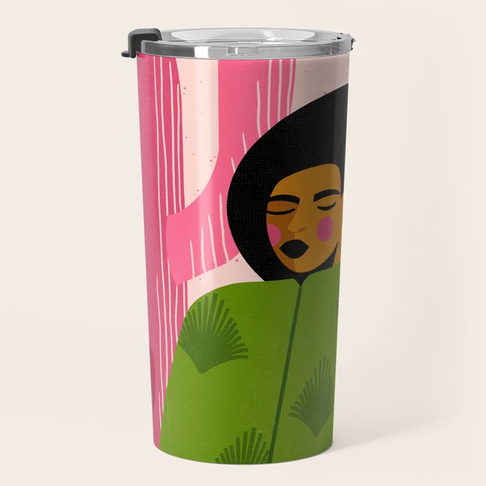 Pink Cactus Travel Mug Gallery Image 3