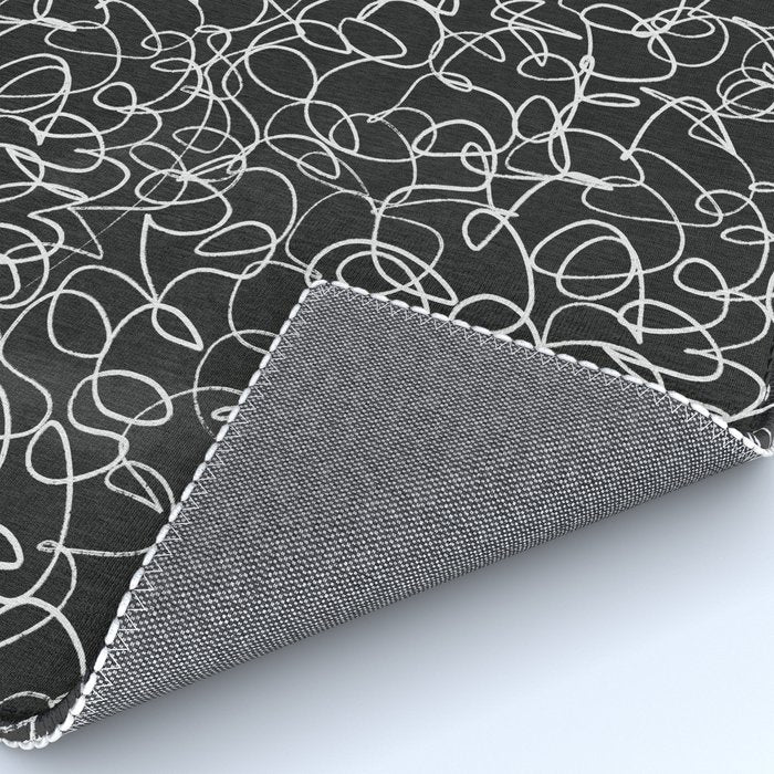 Onyx: Mid Century Abstract Art Rug Gallery Image 4