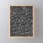 Onyx: Mid Century Abstract Art Mini Art Print Gallery Image 1