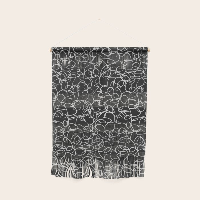 Onyx: Mid Century Abstract Art Wall Hanging Gallery Image 1