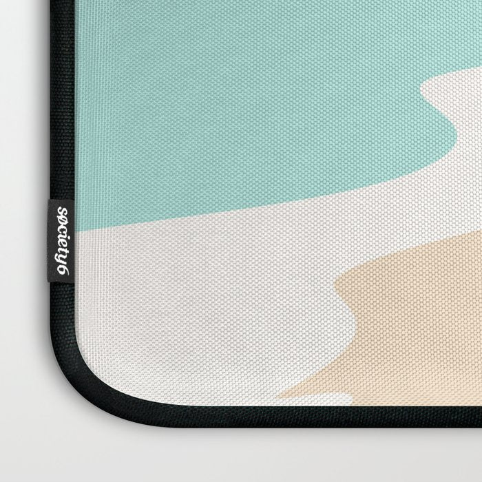 Sand and Sea Coastal Shoreline Laptop Sleeve Gallery Image 3