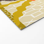 Matisse Flower Vase modern Illustration mustard yellow Welcome Mat Gallery Image 2