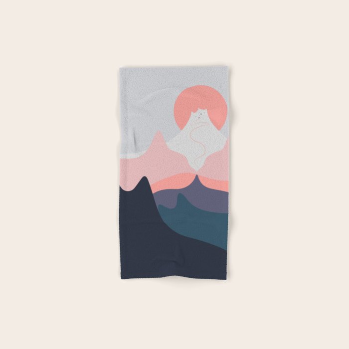 Cat Landscape 129 Bath Towel Gallery Image 1