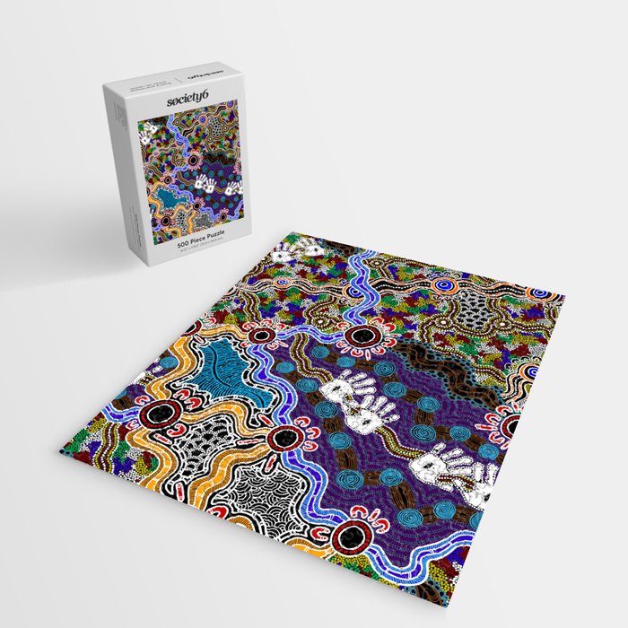 Authentic Aboriginal Art - Discovering Your Dreams Jigsaw Puzzle Gallery Image 2