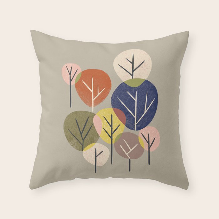 Multicolor Grove Throw Pillow Gallery Image 6