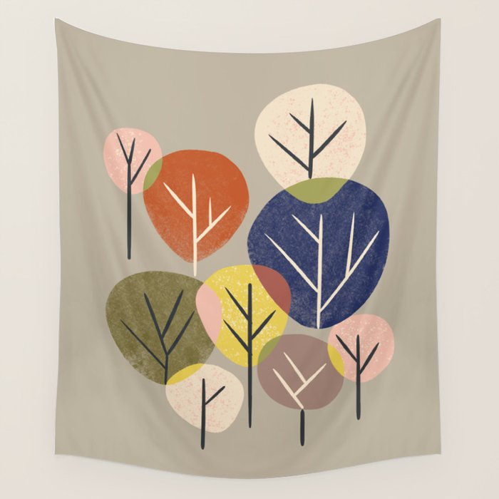 Multicolor Grove Wall Tapestry Gallery Image 4