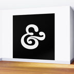 The Ampersand: B&W Edition Wall Mural Gallery Image 2