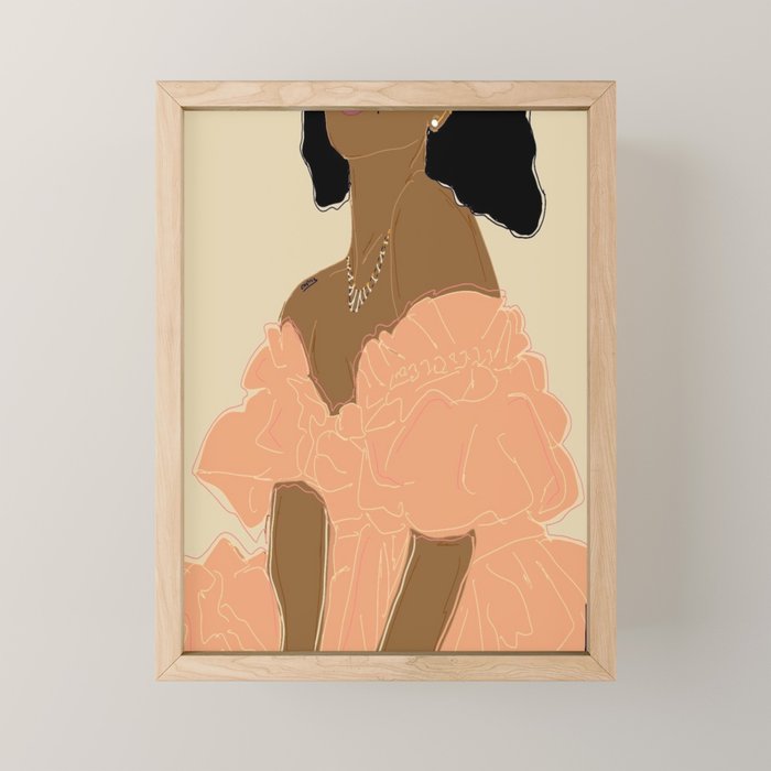 Gushin' over you Mini Art Print Gallery Image 1