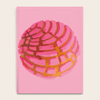 Pink concha bread mexican concha pan dulce mexican food lover Notebook Gallery Image 4