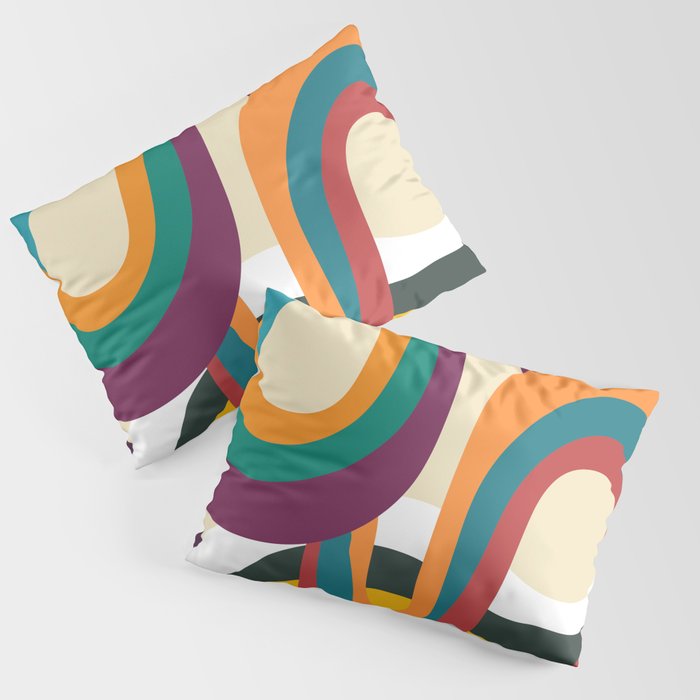 Groovy rainbow of doom Pillow Sham Gallery Image 3