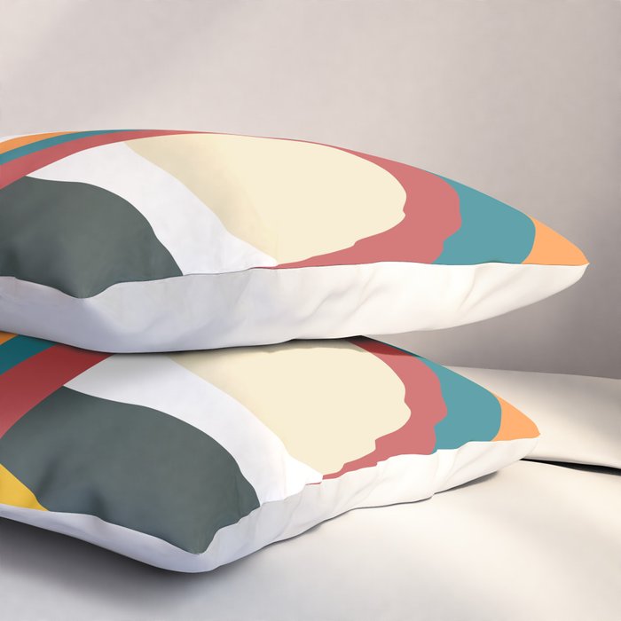 Groovy rainbow of doom Pillow Sham Gallery Image 3