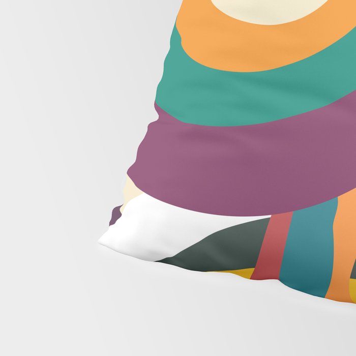 Groovy rainbow of doom Pillow Sham Gallery Image 4