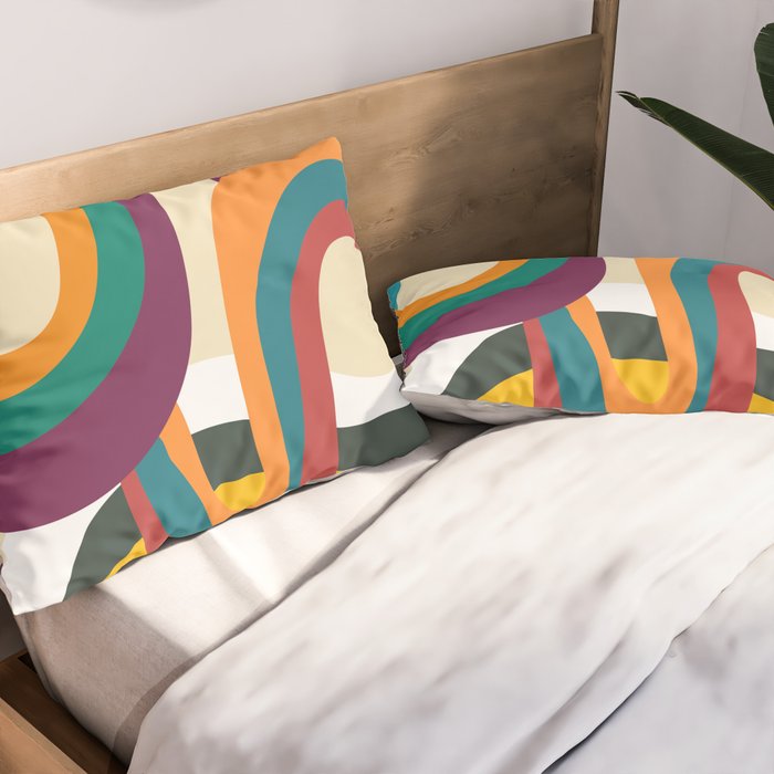 Groovy rainbow of doom Pillow Sham Gallery Image 2