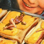 Girls on toast - Grilled Cheese Tan Coffee Mug Gallery Image 2