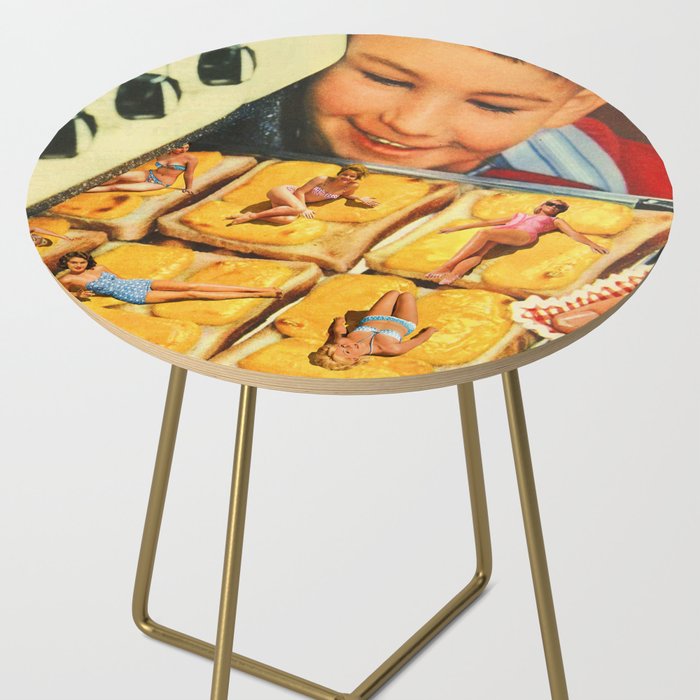 Girls on toast - Grilled Cheese Tan Side Table Gallery Image 2
