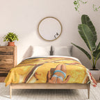 Girls on toast - Grilled Cheese Tan Comforter Gallery Image 3