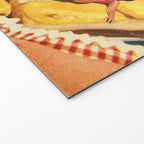 Girls on toast - Grilled Cheese Tan Welcome Mat Gallery Image 2